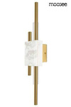 MOOSEE lampa ścienna EVANS biała / złota (MSE010100282) - Moosee