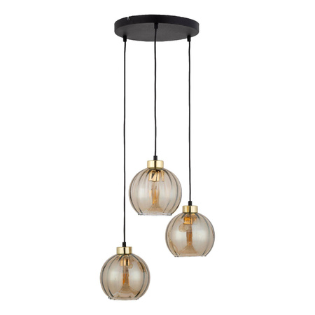 Lampa wisząca DEVI AMBER 3 PŁ LISTWA (4638) - TK Lighting