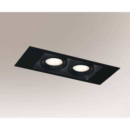 Oprawa wpuszczana EBINO (czarny) (3306) - Shilo