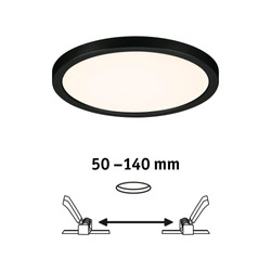 Panel Areo VariFit  175mm 2000-4000K 13W czarny IP44 230V (PL93099) - PAULMANN