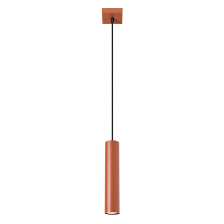 Lampa wisząca LAGOS 1 ochra czerwona (SL.1489) - Sollux Lighting