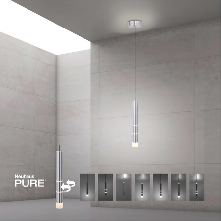 PURE VEGA LAMPA WISZĄCA ALUMINIUM (2211-95) - Paul Neuhaus