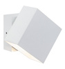 Oprawa elewacyjna Cybo LED 2x3W 230V IP65 kwadratowy 100x100mm Biały Aluminium (PL18003) - Paulmann