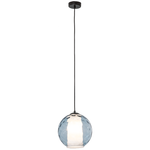 PENDANT E27 MAX 40W GLASS BLUE (22034 Zambelis) - Zambelis