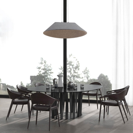 PENDANT LED LIGHT 12W SMD 3000K ACOUSTIC GREY (23173 Zambelis) - Zambelis