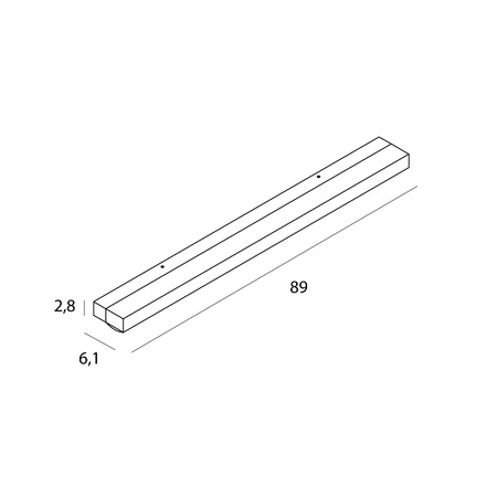 MAXLIGHT W0409D KINKIET TRIO 10W, CZARNY, IP44, 4000K