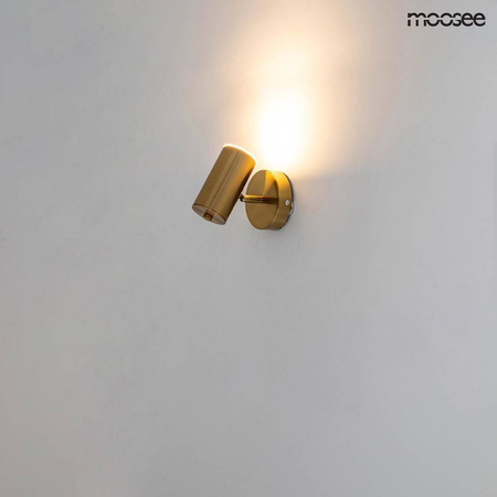 MOOSEE lampa ścienna SPOT złota (MSE010400215) - Moosee