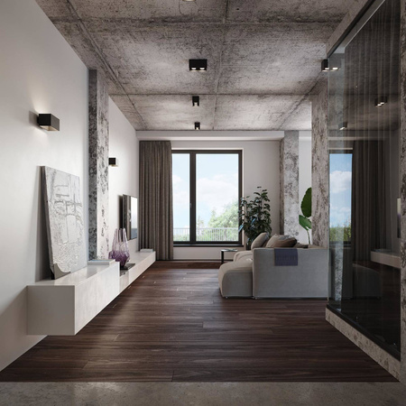 Plafon QUAD MAXI czarny (SL.0381) - Sollux