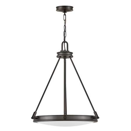 Lampa wisząca Collier - 4 źródła światła - Zgaszona czerń (HK-COLLIER-P-BX) - Elstead Lighting