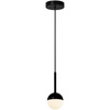 Lampa wisząca CONTINA Nordlux G9 5W Metal Czarny
