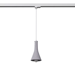 Lampa wisząca na szynie REA beton E14 #W (MYL.00148) - Make Your Light