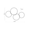 Lampa sufitowa MONA WHITE 4 PŁ (3442) - TK Lighting