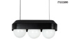 Lampa wisząca DROPS 3 czarna (MSE010100273) - Moosee