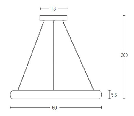PENDANT LIGHT 50W 3000K,ALUMINUM & ACRYLIC DIMMABLE, BRUSHED ANTIQUE GOLD (2054 Zambelis) - Zambelis
