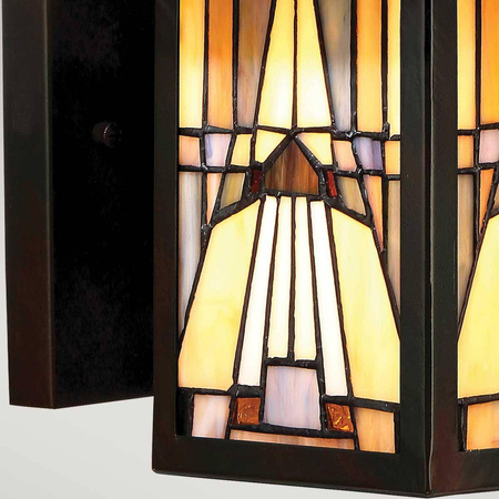 Kinkiet w stylu Art Deco Inglenook Outdoor (QZ-INGLENOOK2-S) - Elstead Lighting