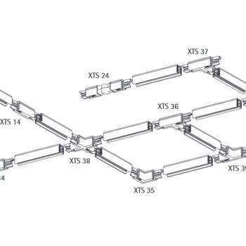Zasilanie lewe szynoprzewodu (czarny) (8105) - Shilo