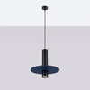 Lampa wisząca PELTA 1 czarna/granatowa (SL.1884) - Sollux Lighting