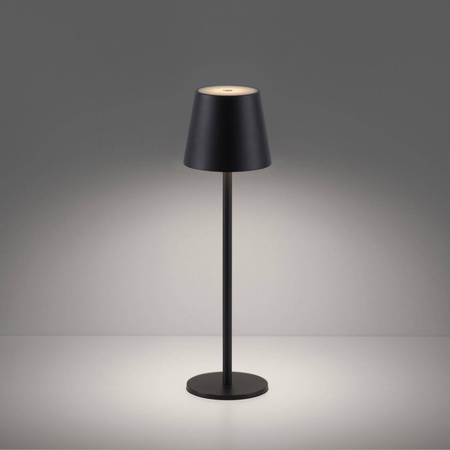 Przenośna LAMPA STOŁOWA USB EURIA CZARNA (19250-18) - Paul Neuhaus