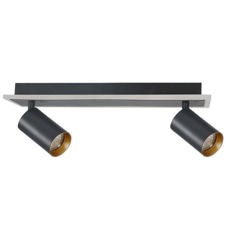 Lampa sufitowa Spot Parma 2 listwa (LP-0612/2WS BK) - Light Prestige