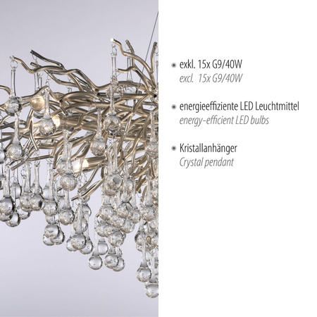 Lampa wisząca ICICLE (2031-55) - Paul Neuhaus
