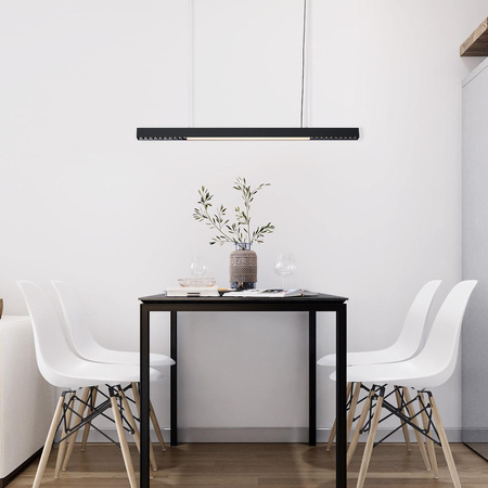 Lampa wisząca Cali L LED CCT Tuya czarna  (LP-1301/1P L BK Smart) - Light Prestige