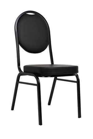 Krzesło bankietowe / konferencyjne HEBE   czarne (KH1501100312) - King Home