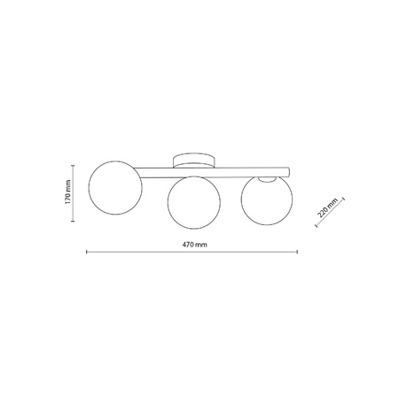 Lampa sufitowa ESTERA WOOD 3 PŁ (5768) - TK Lighting