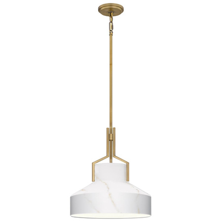 Lampa wisząca Brecken - 2 źródła światła - Stary brąz (QZ-BRECKEN-2P-OZ-ABG) - Elstead Lighting
