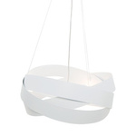 Lampa wisząca TORNADO 50 cm biała (1117) - Zuma Line