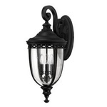 Lampa zewnętrzna, kinkiet ENGLISH BRIDLE kol. CZARNY (FE/EB2/L BLK) - Feiss - Elstead Lighting