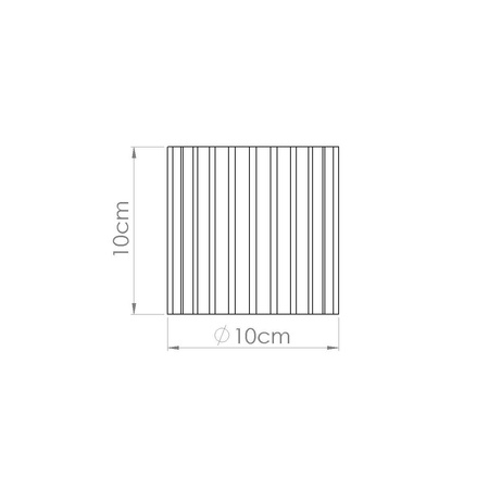 Plafon AURA 1 czarny GU10 (SL.1784) - Sollux Lighting
