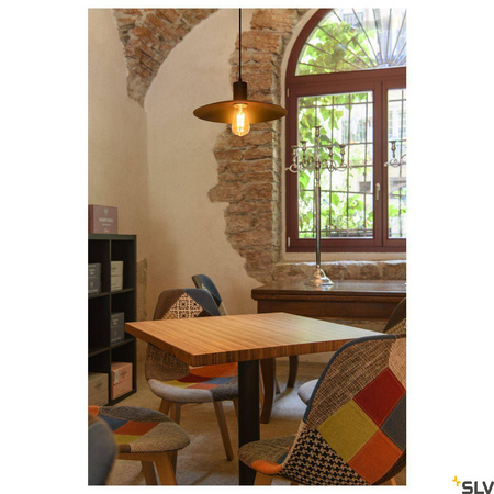Stelaż do lampy wiszącej LALU®, Mix&Match, 150 cm, E27, maks. 10 W, czarna (1007658) - SLV