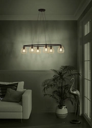 Lampa wisząca JAZMINIA 1 czarna (390092) - EGLO