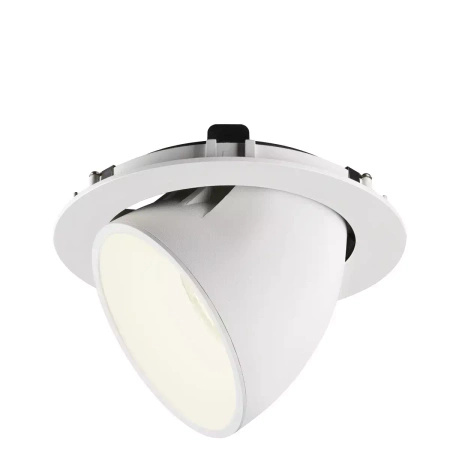 NUMINOS® GIMBLE XL, oprawa sufitowa wpuszczana biała 4000 K 55° (1006081) - SLV