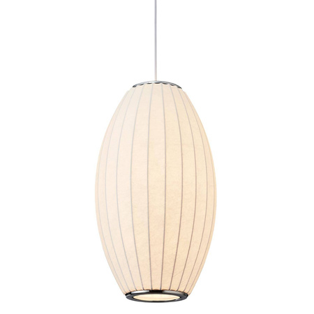 Lampa wisząca SILK BARREL biała 60 cm (ST-2335-30) - Step into Design