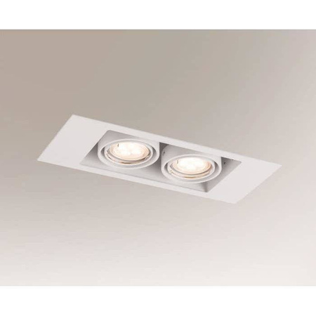 Oprawa wpuszczana EBINO (biały) (7316) - Shilo