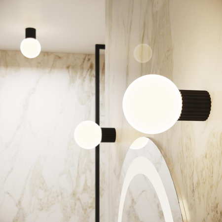 Kinkiet HALO czarny IP44 (SL.1712) - Sollux Lighting
