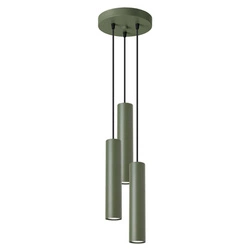 Lampa wisząca LAGOS 3P zielona oliwka (SL.1487) - Sollux Lighting