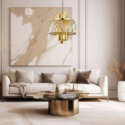 Żyrandol MARGOT GOLD 6xE14 (ML0407) - Milagro