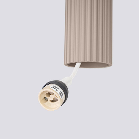 Lampa wisząca KARBON 1 taupe (SL.1759) - Sollux Lighting