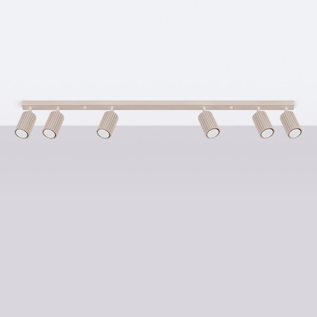Plafon KARBON 6L taupe (SL.1766) - Sollux Lighting
