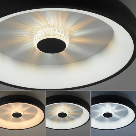 Plafon VERTIGO ceiling light black body (14384-18) - Paul Neuhaus