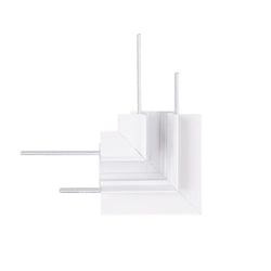 MAXLIGHT MT0025.  Kątownik 90°. Montaż na sufit lub ścianę. Do szyn MT0023, MT0024