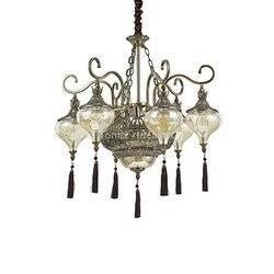 Lampa wisząca HAREM SP9 kol. brązowy (116006) Ideal Lux - żyrandol