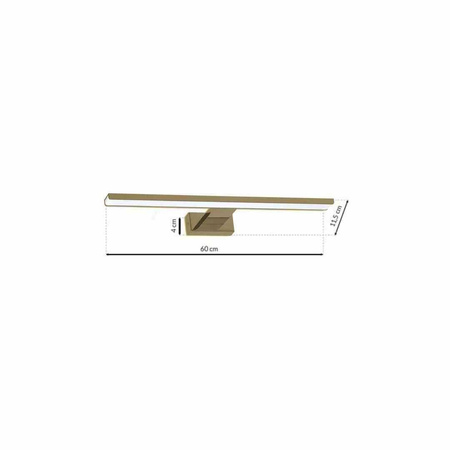 Kinkiet SHINE BRASS 60cm 13,8W LED (ML7042) - Milagro