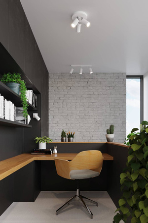 Plafon RING 3P biały (SL.1015) - Sollux