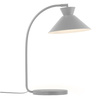Szara lampa na biurko DIAL Nordlux E27 40W Metal
