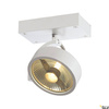 KALU, lampa ścienna i sufitowa, jednopunktowa, QPAR111, okrągła, kolor biały matowy, maks. 75 W (147301) - SLV