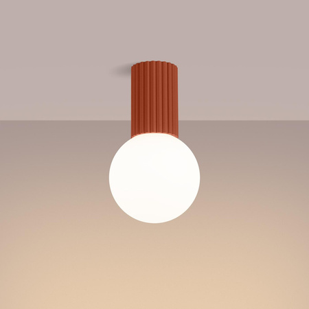 Plafon HALO ochra czerwona IP44 (SL.1728) - Sollux Lighting