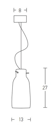PENDANT 1L CLAY (1665 Zambelis) - Zambelis